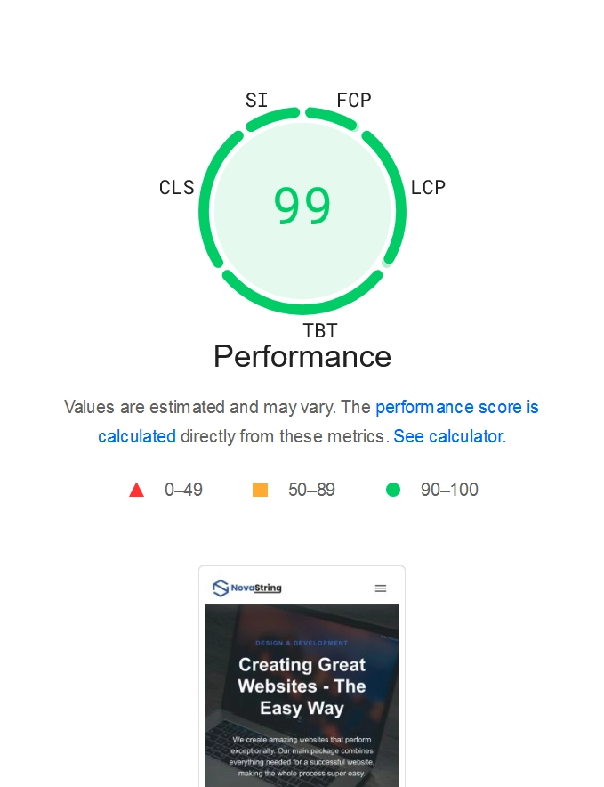 website performance test